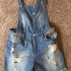 Francesca’s Denim Overalls